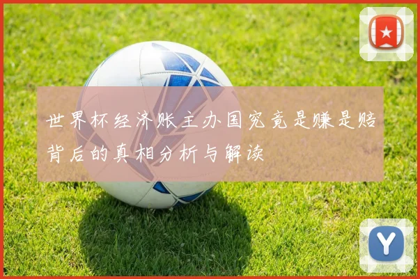 世界杯经济账主办国究竟是赚是赔背后的真相分析与解读